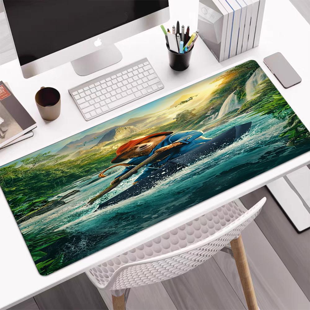 Paddington Bear Theme Mouse Pad, Non Slip Rubber Base, Multifunctional Office & Home Decor, Perfect for Workspace Personalization.