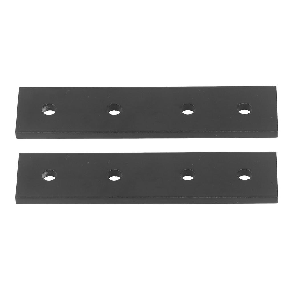 2PCS 4 Hole Connecting Plates Aluminum Alloy Flat Straight Brackets Metal Fastener Accessories 2020