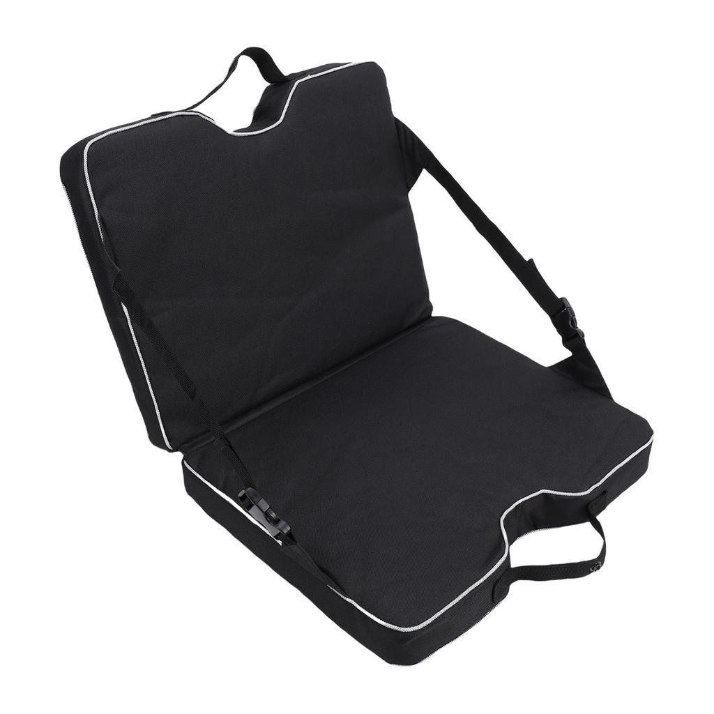Portable Seat Cushion, Folding Chair Cushion, Foldable Wheelchair Stadium Seat Cushions for Hiking Travel Bleachers, 16.9x13.8x2.2in