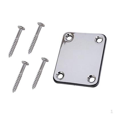 1 Set Guitar Neck Plate For