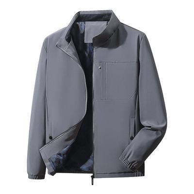Men's Loose and Versatile Oversized Stand Up Collar Casual Jacket, Men's Outerwear