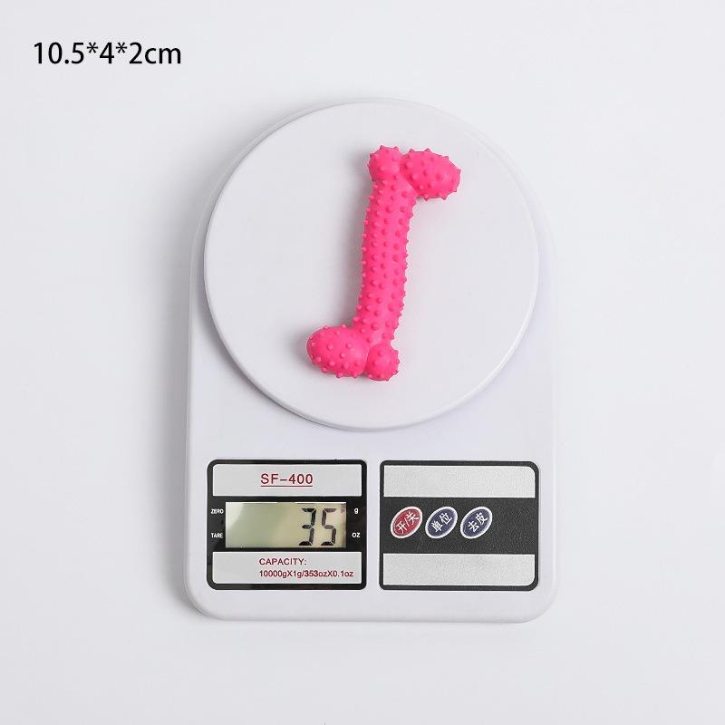 Pet Supplies, Cat and Dog Toys, Spiked Bones, Dog Bites Resistant, Teeth Grinding, Large and Small Sizes