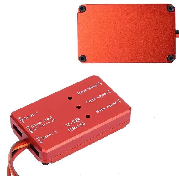 Dilwe JP Hobby ER-150 Alloy Electric Retractable System for Fixed-wing Aircraft RC Accessory(Controller (2S power supply))