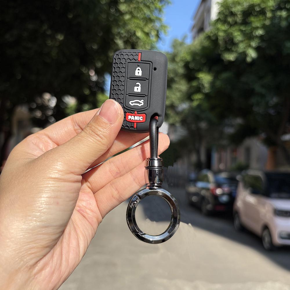 Soft Key Case For Mitsubishi L200 Eclipse Cross Ash Space Star Outlander Lancer Galant Mirage Keychain Car Key Caps
