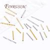 Tube Spacer Bead,18K Gold Plated Straight Tube Beads For Jewelry Making Supplies,DIY Bracelets Necklaces Accessories