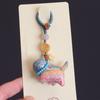 Lanyard Hang Ornament Sandalwood Phone Charm Creative Lucky Cat Keychain  Accessories