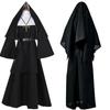Halloween nonne cosplay kostyme Tradisjonelt voksen Valak svart religiøs drakt dress Halloween fest demon nonne ytelse klær