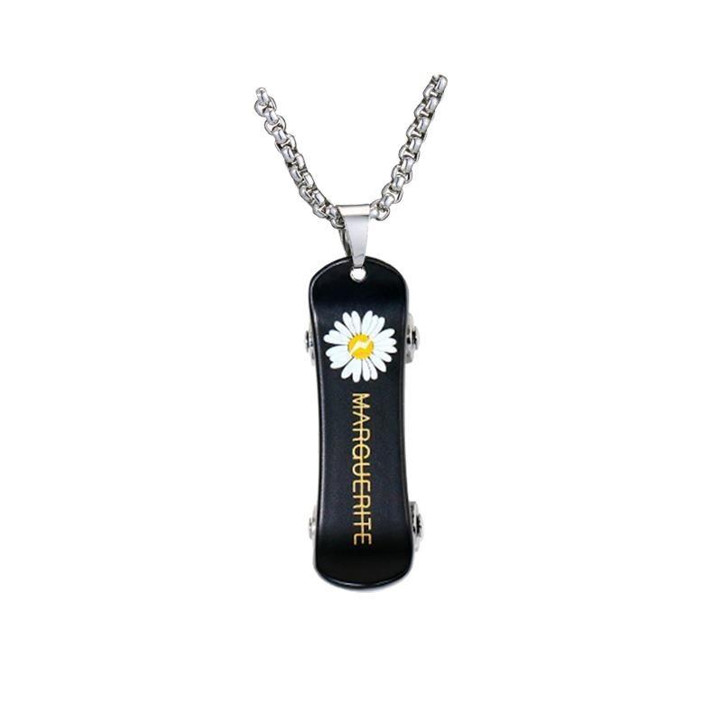 Little Daisy Scooter Men's Simple and Versatile Internet Celebrity Hip-Hop Accessories Necklace Pendant