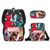 Backpack Spiderman Cartoon Collection Shoulder Bag Pencil Case For School Days