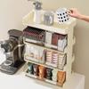 Multi-layers Storage Drawer Rack Multifunction Eco-friendly Material Desk Organizer Rack Space Saving Transparent