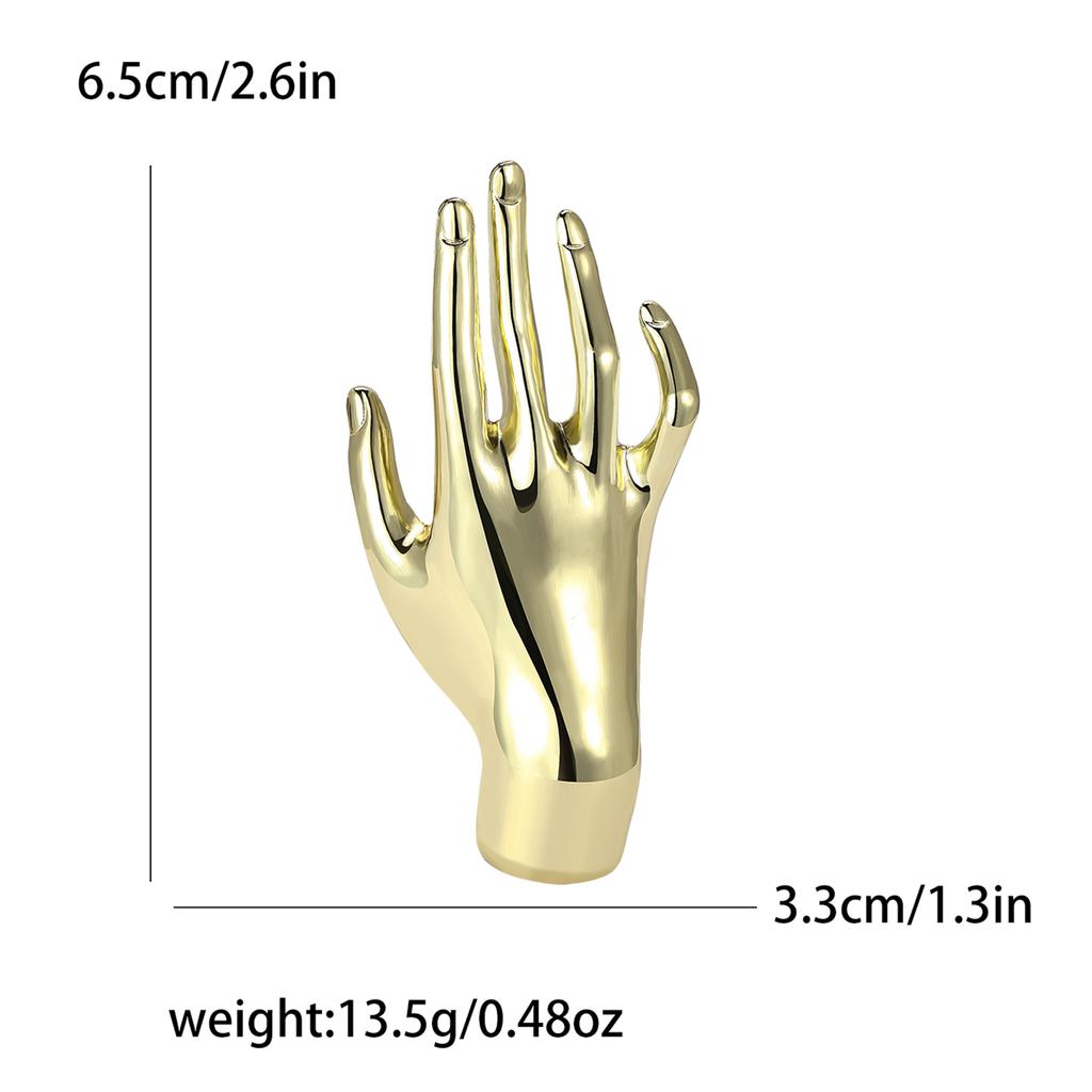 New Glossy Hand Pins for Women Unisex Glossy Character Brooches Event Party Backpack Decoration Clothes Accessories