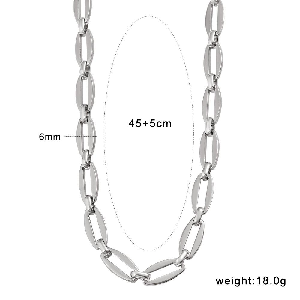 Retro Hip-Hop Multi-layer Stackable Stainless Steel Necklace