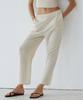 KIMDOH Ivory Wrinkle Wide Knit Pants