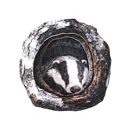 Tree Hole Animal Refrigerator Magnet Wooden Animal Fridge Magnet Home Office Kitchen Cabinet Locker Whiteboard