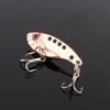 4PCS with Treble Hooks Spoon Lures with 3D Red Eyes Crank Bait Lures Spinner Fishing Lures  for Bass