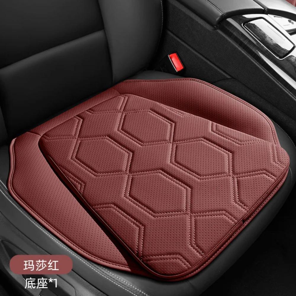 Car Seat Cushion Breathable Perforated Leather Car Seat Cushion Skin Friendly Four Season Cover