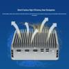 Paiqin Fanless Industrial Mini PC: I5-7200U/I7-7500U, Dual Network, 6 Serial Ports.
