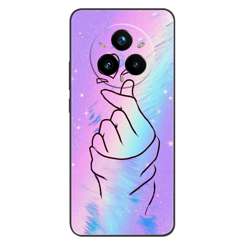 For Realme 14 Pro Plus Case Black Silicone TPU Soft Phone Cover for Realme 14 Pro Plus 14pro+ Protective Back Shells Shockproof