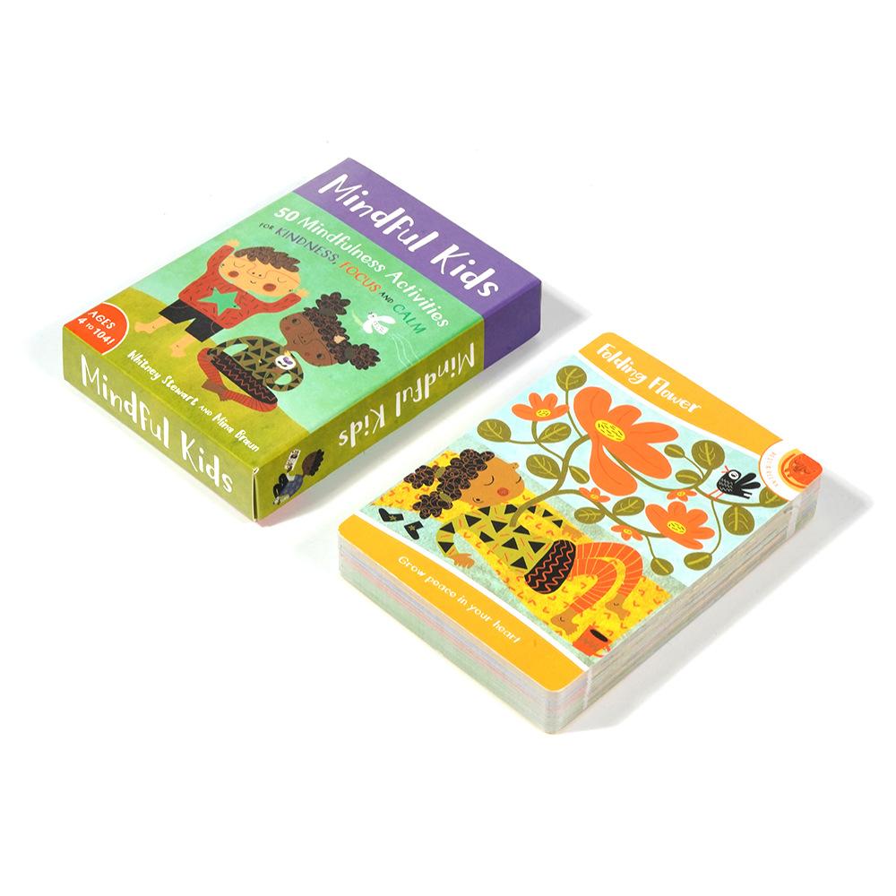Mindfulness Talk Card Game Kids Mindful Cards for Children and Parents
