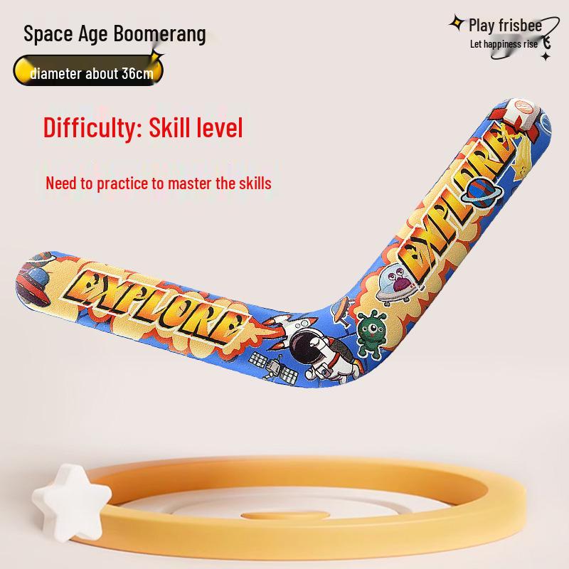 Kids' EVA Soft Flying Disc – Interactive Play Toy for Outdoor Fun and Competitive Sports