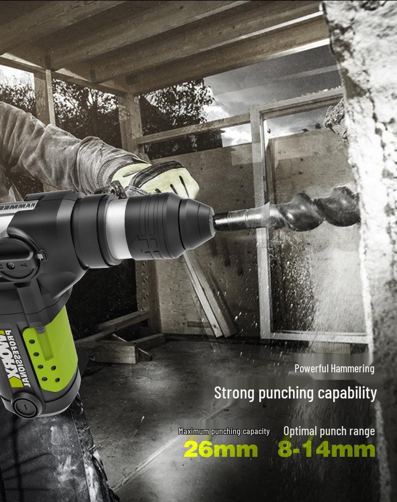 Wickes WU327 Industrial-Grade Hammer Drill with Clutch