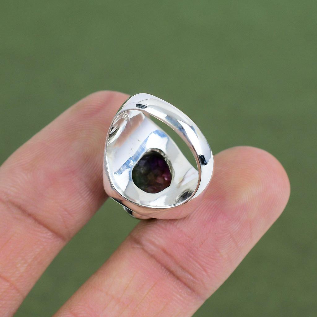 Rainbow Solar Quartz Druzy Ring 925 Sterling Silver Ring Amazing Handmade Ring Elegant Gemstone Jewelry Gift For Love Available In Ring Size