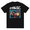 Music Band Gorillazs Punk Rock Print T Shirt 90s Casual Fashion Short Sleeve  T Shirt Unisex