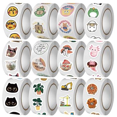 500 Blatt/Rolle, dekorative Punktaufkleber zum Verschließen und Basteln