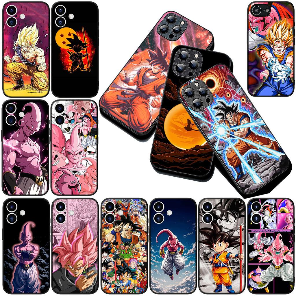 Cover for Apple iPhone 17 16 14 15 Plus Pro Max 16E ProMax + 15Plus 15+ 16+ Phone Case Majin Buu Dragons Gokus Balls Super