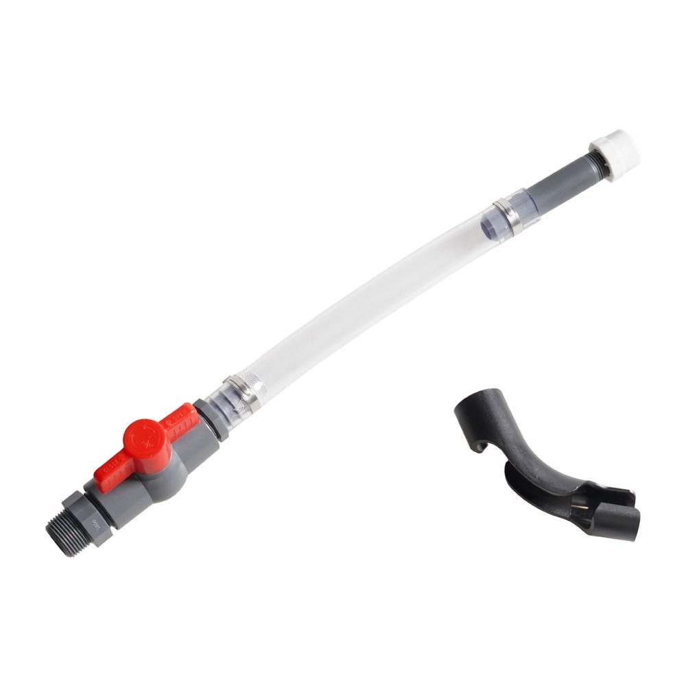 Tubo di riempimento carburante VP Racing da 5 galloni con valvola a sfera di arresto e piegatubi Kit tubo olio tubo carburante per taniche LC2 taniche Scribner