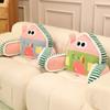 Macaron Small Colored House Plush Cushion Pillow Filling For Sofa Decor Bed