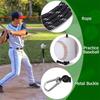 Alloy Steel Baseball Swings Trainer With 50 Feet Retractable Rope And Ball For Backyard Practice And Skill Improvement