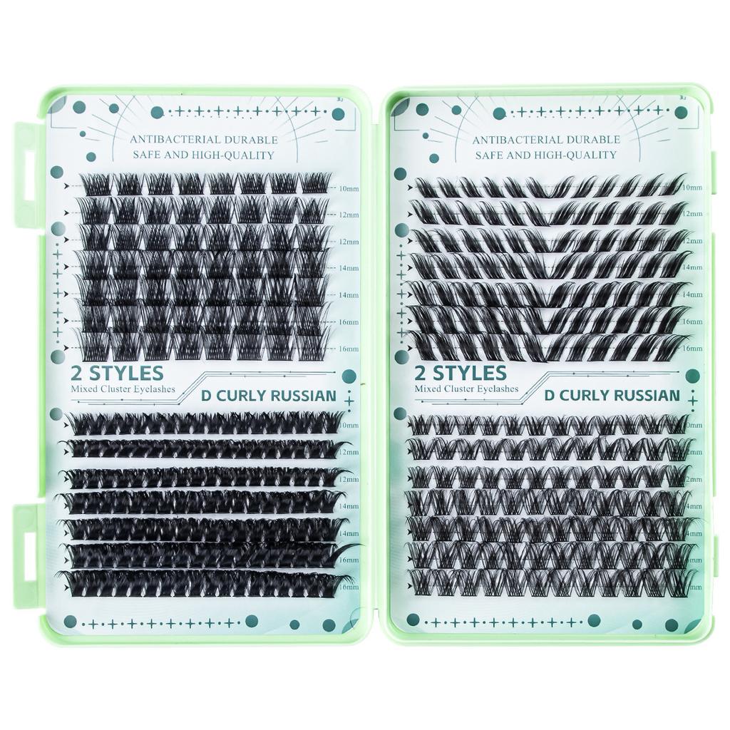 Hot Melt Single Cluster Diy Grafting False Eyelashes Fox Eye Cat Eye Large Capacity Single Cluster False Eyelashes