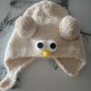 Thickened Warmer Cute Bear Ear Protection Cap New Warmer Beanie  Outdoor