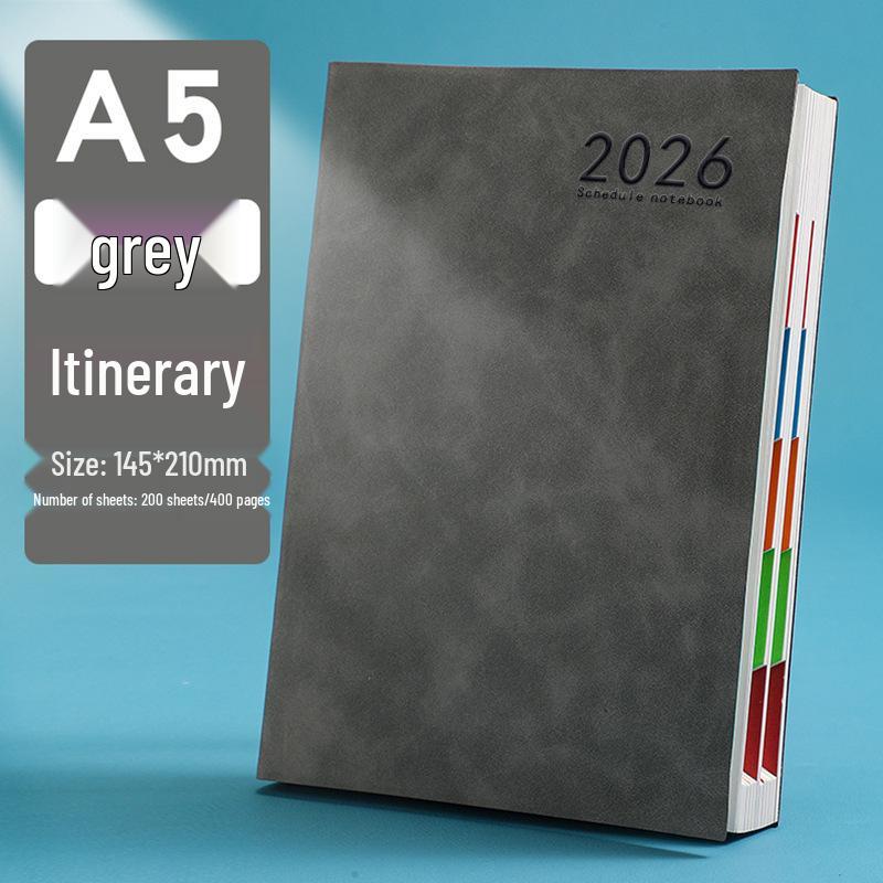 Cross-border English A5 Schedule Book: Custom Logo High-Value Notebook Planner In Stock