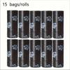 5 Rolls Extra Thick Leak Proof Dog Waste Bags Paw Print Durable Outdoor Walks Easy To Clean