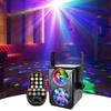 LED Laser Projection Stage Lighting RGBW DJ Disco MIni Party Lights Remote Control for Christmas Wedding Home Club Decoration
