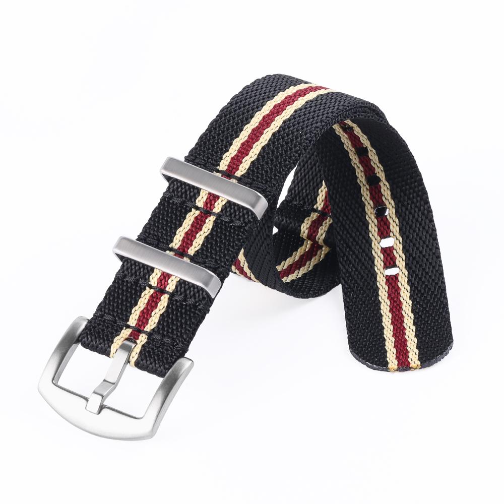 Weiches Nylonarmband für Omega Seamaster 007 Herren Damen Militär Canvas Ersatz Uhrenarmband für Seiko Prospex Uhrenarmband 18mm 20mm 22mm