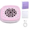 Portable Nail Cleaner Nail Dust Collector Pink