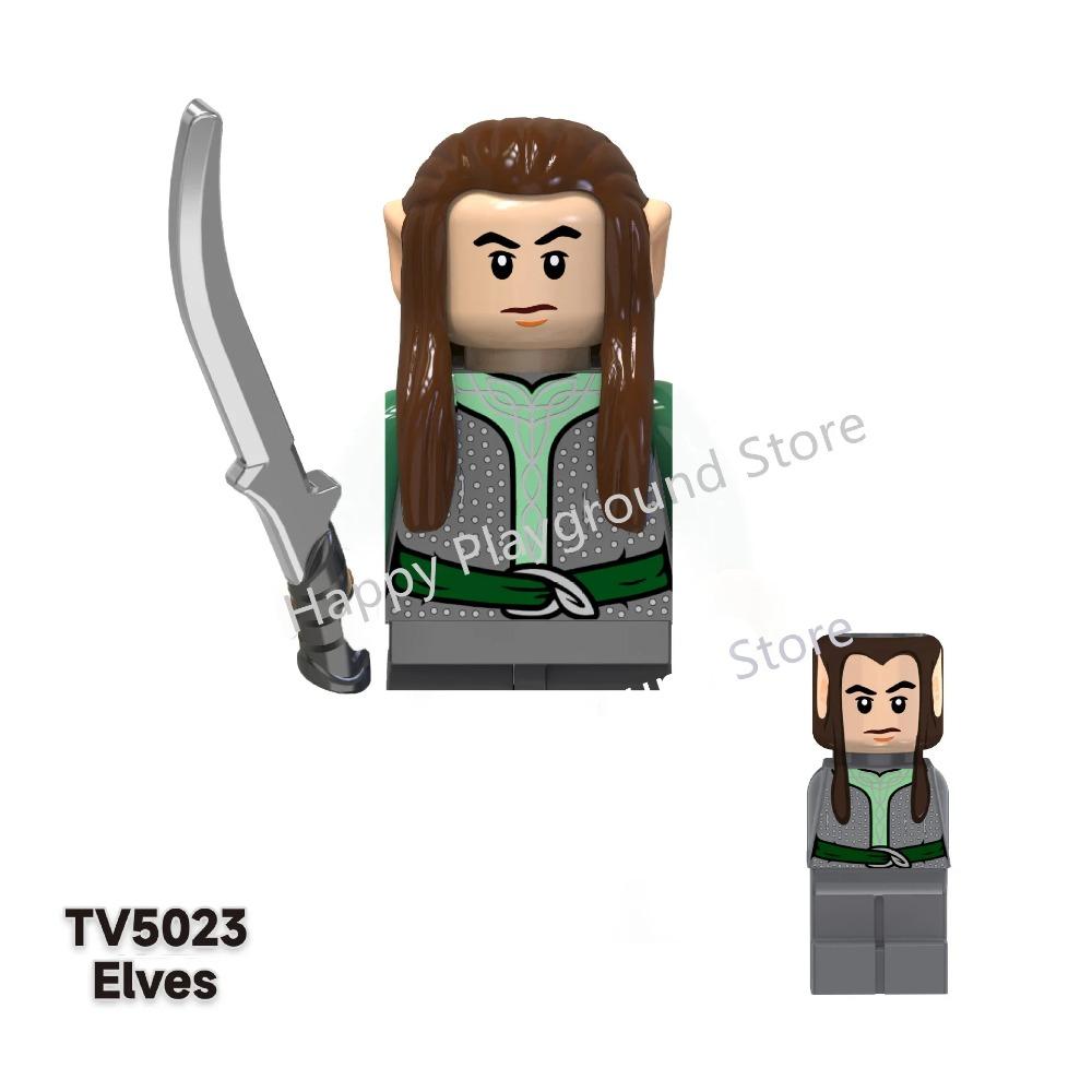 New Lord Rings Mini Figure Model Elves Orcs Army Gandalf Saruman Game Thrones Action Figure Building Blocks Kids Toys Gifts