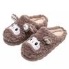 Cotton slippers winter 2025 new cute wool slippers non-slip thick bottom indoor velvet warm wool cotton mop