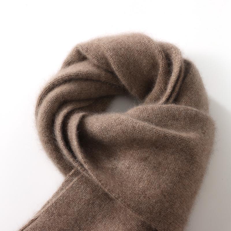 Premium 100% Cashmere Thick Knit Scarf for Parent-Child/Couples