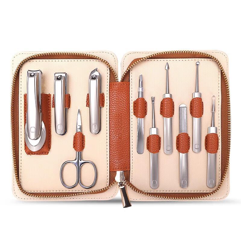 SEESOO 10-Piece Portable Manicure Set
