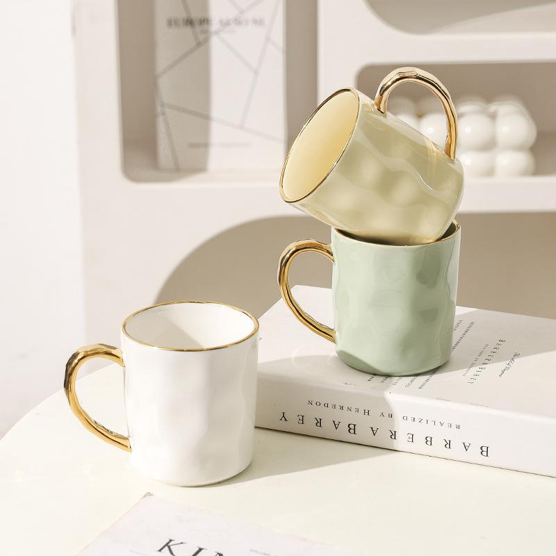 Modern Housewife Mug High Value Ceramic Coffee Cup Girls Couple Breakfast Cup Household Drinking Cup Set