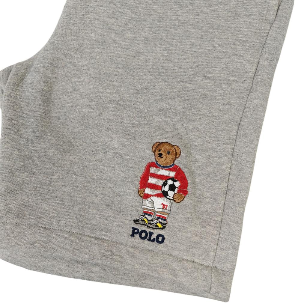 Polo Ralph Lauren Bear Pattern Embroidered Drawstring Straight Leg Casual Shorts Men shorts 710802430-001