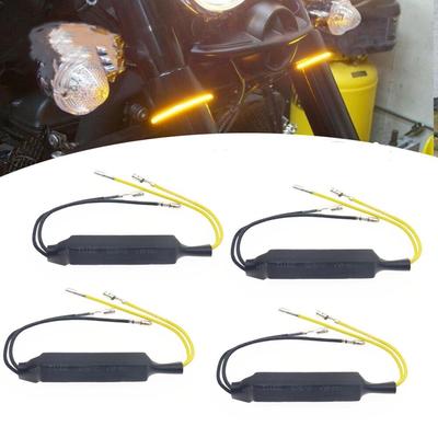 1 par de luces LED intermitentes para motocicleta, indicador de cemento AMS, resistencia de carga de 12 V, 21 W, decodificador de fallas, soluciona el error de intermitente de 26 ohmios.