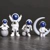 Żywica Figurka Astronauty Statua Figurka Kosmonauta Rzeźba Edukacyjna Zabawka Dekoracja Biurka Domu Model Astronauty Na Prezent Dla Dzieci