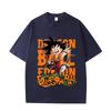 Dragon Ball Short Sleeved T-shirt Loose Cotton Casual Top Cartoon Anime Dragon Ball Printed Summer Short Sleeved Top