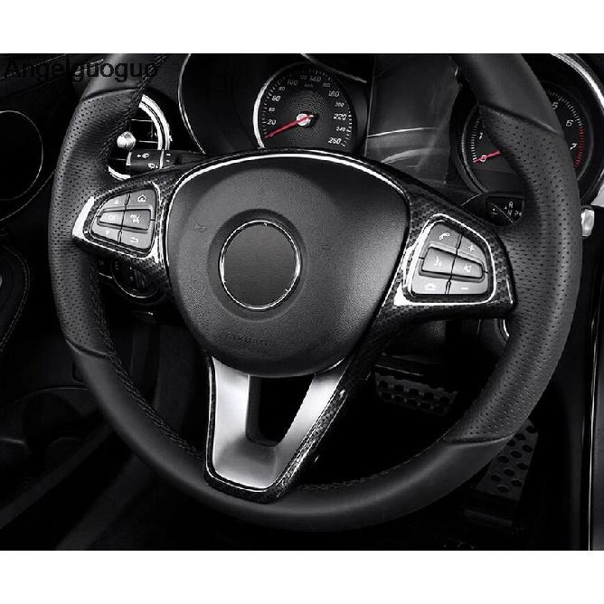 Car Steering Wheel Button Trim frame Car Accessories For  Mercedes Benz E Class W213  C Class W205 GLC class X253 Car Styling