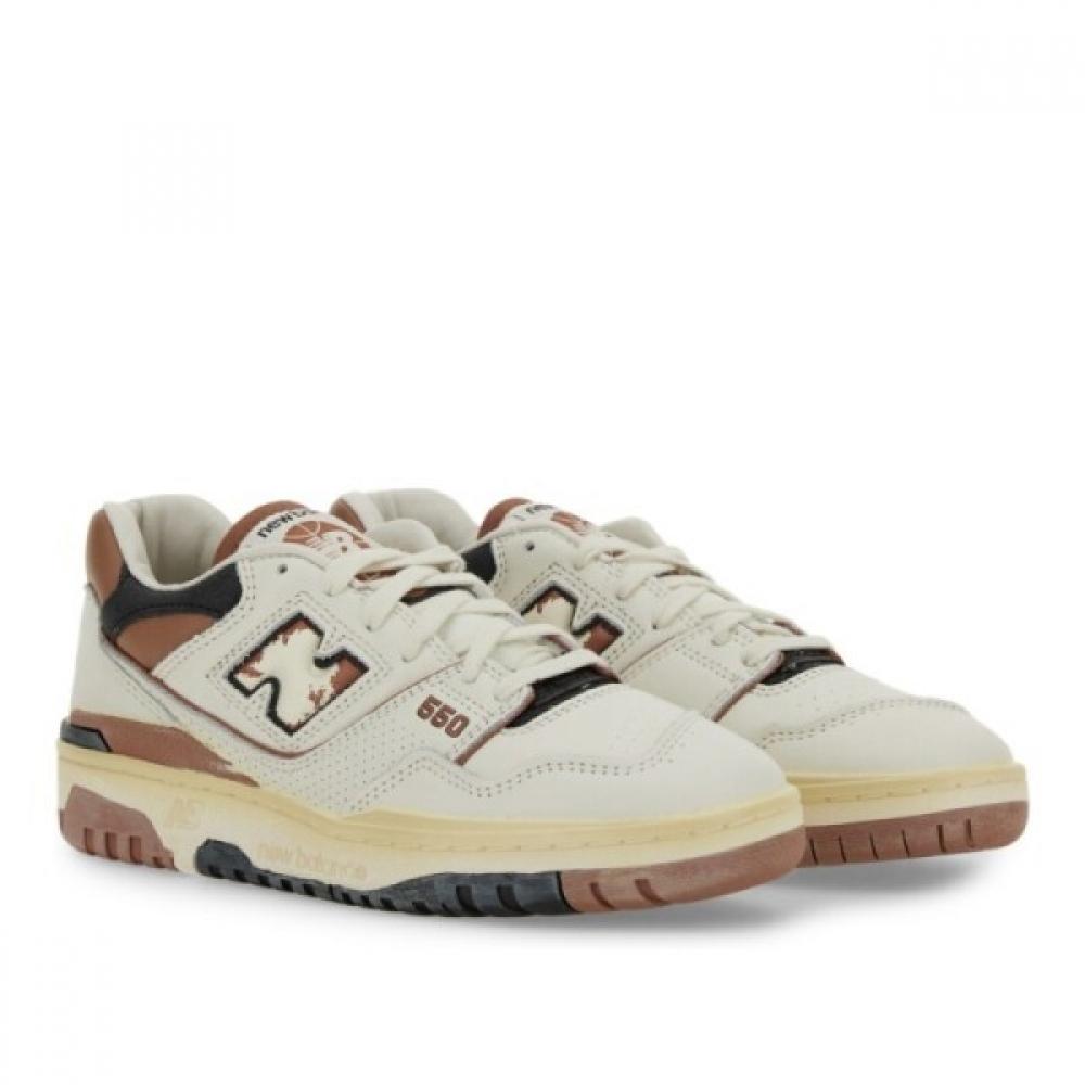 New Balance Sneakers Bb550vgc Offwhite Brown